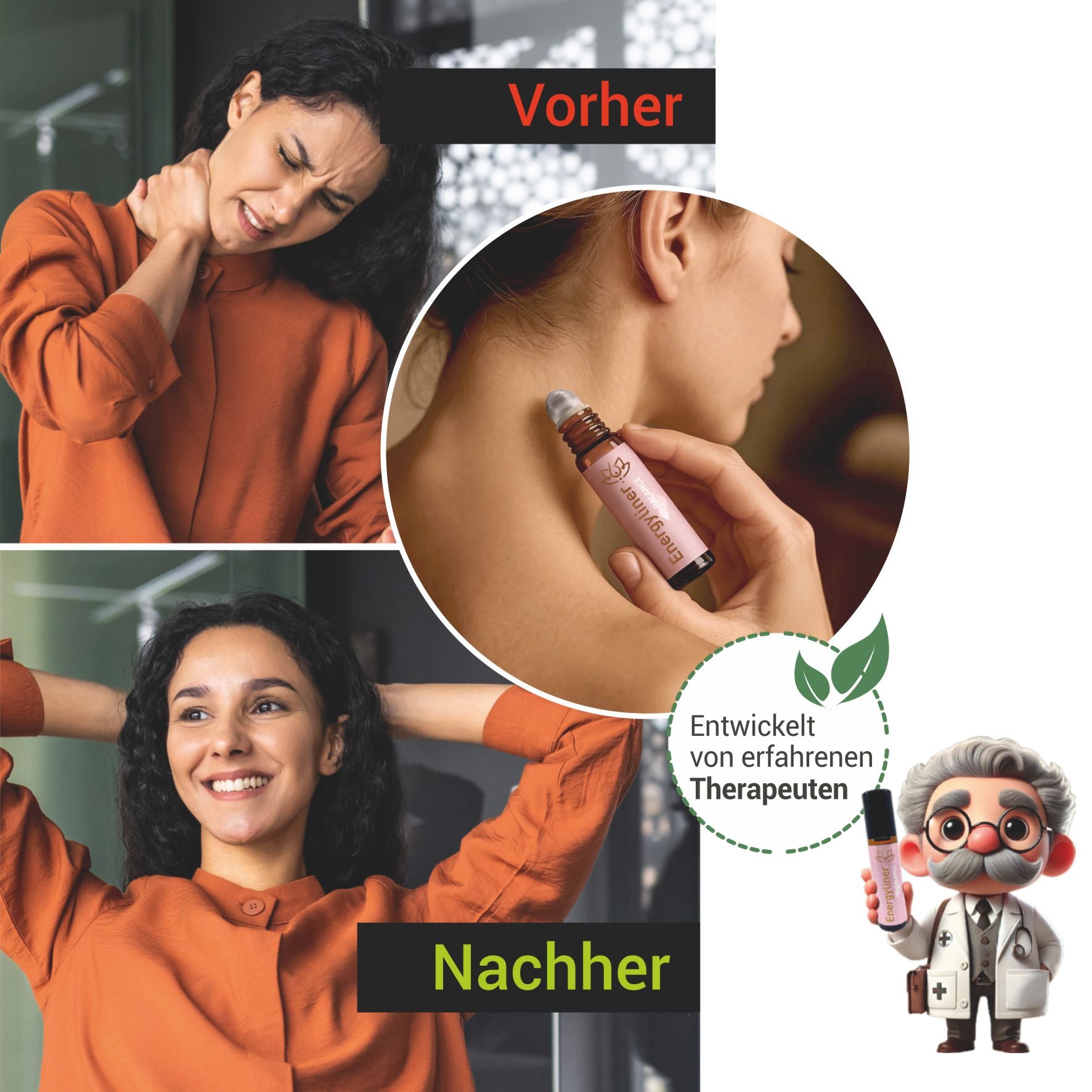 Energyliner Clarity / Massagestift / Noch effizienter bei Stressgefühl / 10ml