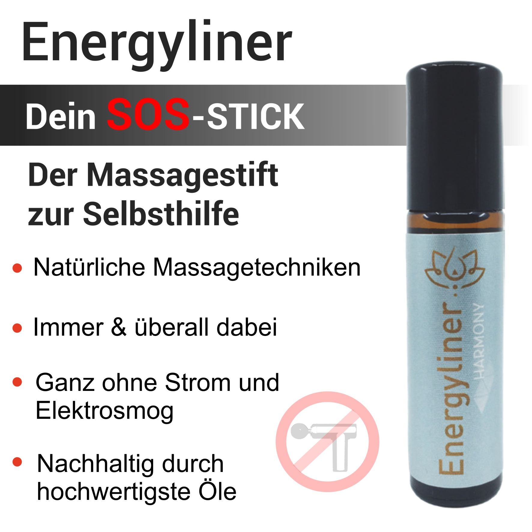 Energyliner Harmony / Massagestift / Noch effizienter bei Lustlosigkeit / 10ml