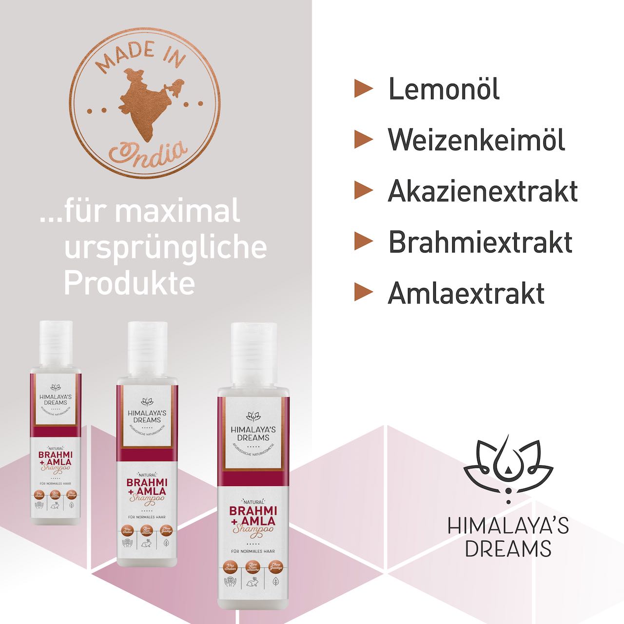 Ayurveda Shampoo Brahmi&Amla 200ml ZERTIFIZIERTE NATURKOSMETIK