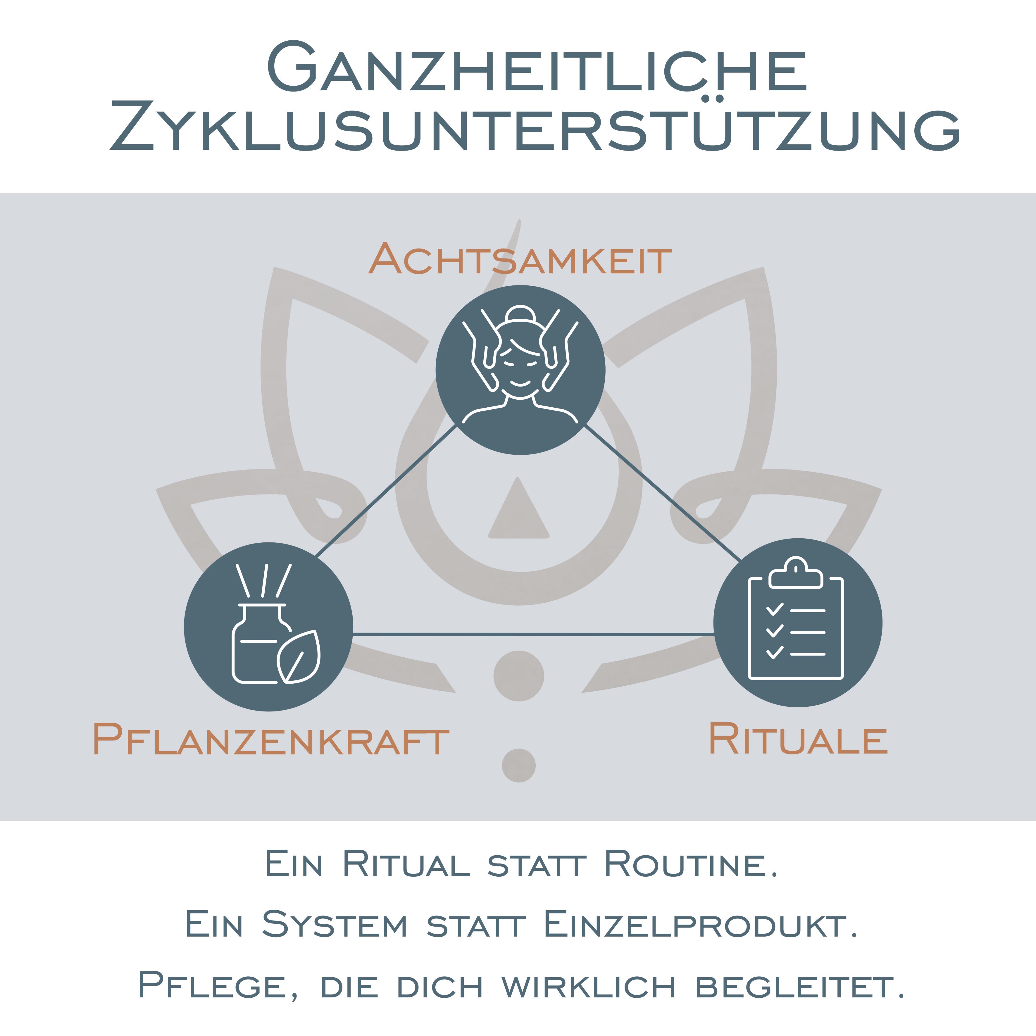 ARYOUVEN Zyklus Balancer Ritual – 4 Ayurveda Gesichtsöle für Menstruation, Follikel, Ovulation & Lutealphase