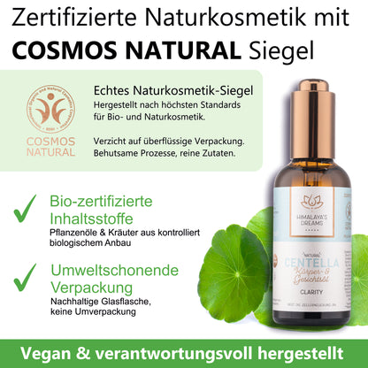 Ayurveda Körper- und Gesichtsöl Centella/Clarity 100ml / Bei Narben & Dehnungsstreifen