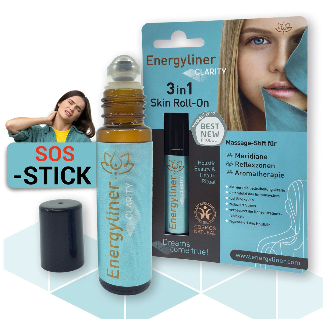 Energyliner Clarity / Massagestift / Noch effizienter bei Stressgefühl / 10ml