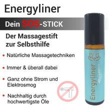 Cargue la imagen en el visor de la galería, Energyliner Clarity / lápiz de masaje / aún más eficiente cuando se siente estresado / 10ml