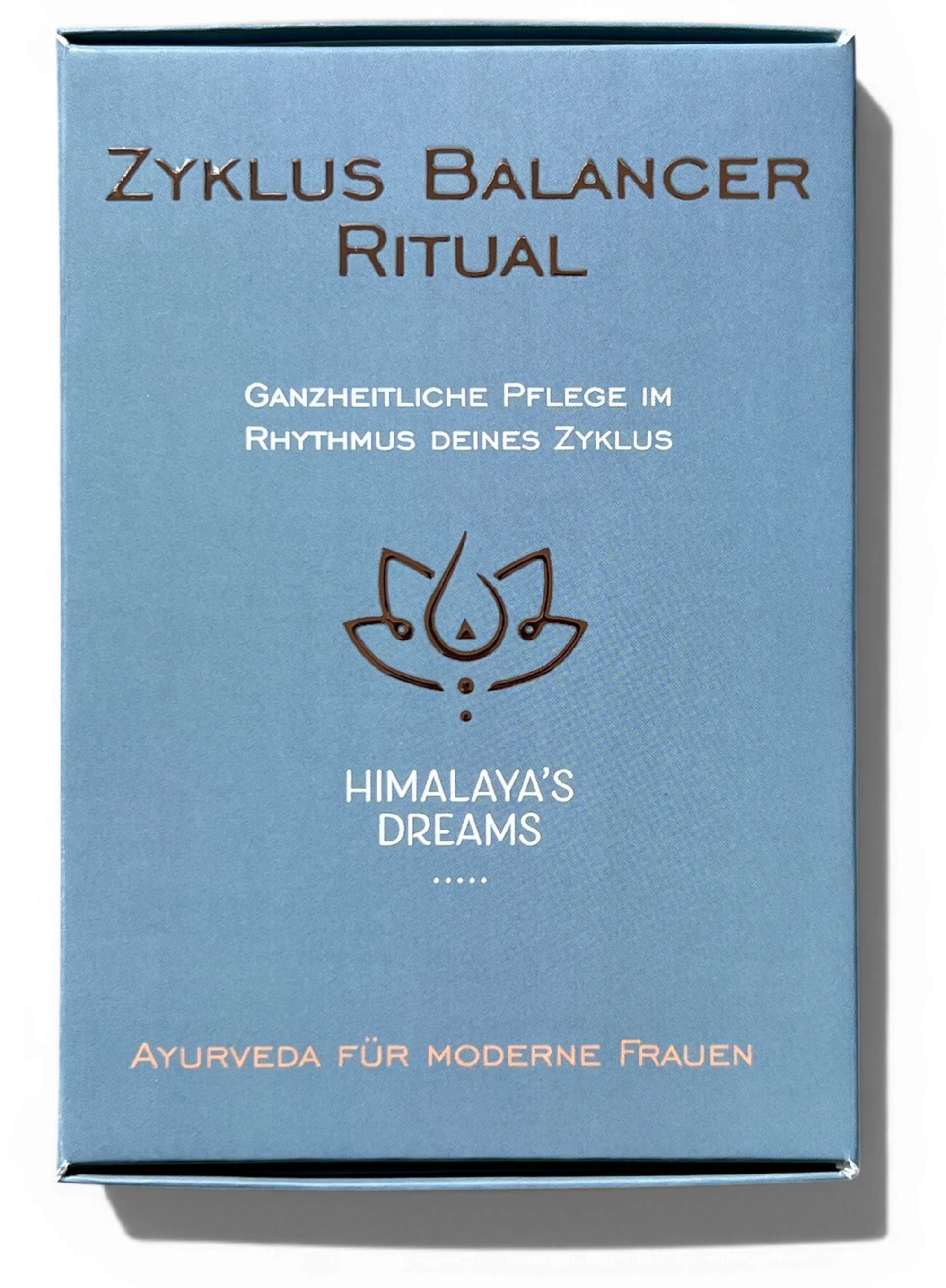 ARYOUVEN Zyklus Balancer Ritual – 4 Ayurveda Gesichtsöle für Menstruation, Follikel, Ovulation & Lutealphase