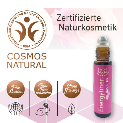 Energyliner Happiness / Massagestift / Noch effizienter bei Konzentrationsproblemen / 10ml