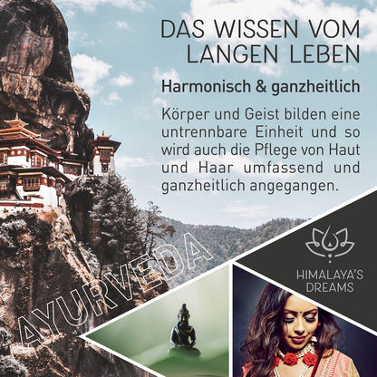 Ayurveda Haaröl Bhringraj&Amla/Black Beauty 100ml / gegen vorzeitiges Ergrauen und dient als Hitzeschutz