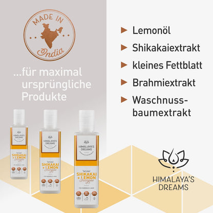 Ayurveda Shampoo Shikakai&Lemon 200ml ZERTIFIZIERTE NATURKOSMETIK